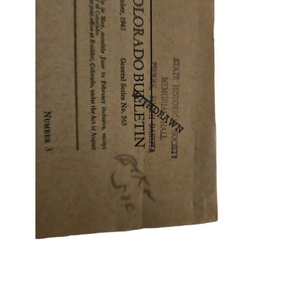 The university of Colorado studies volume xlv no. 22 November 1945 - Picture 5 of 6